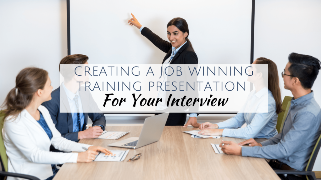 training manager interview presentation topics